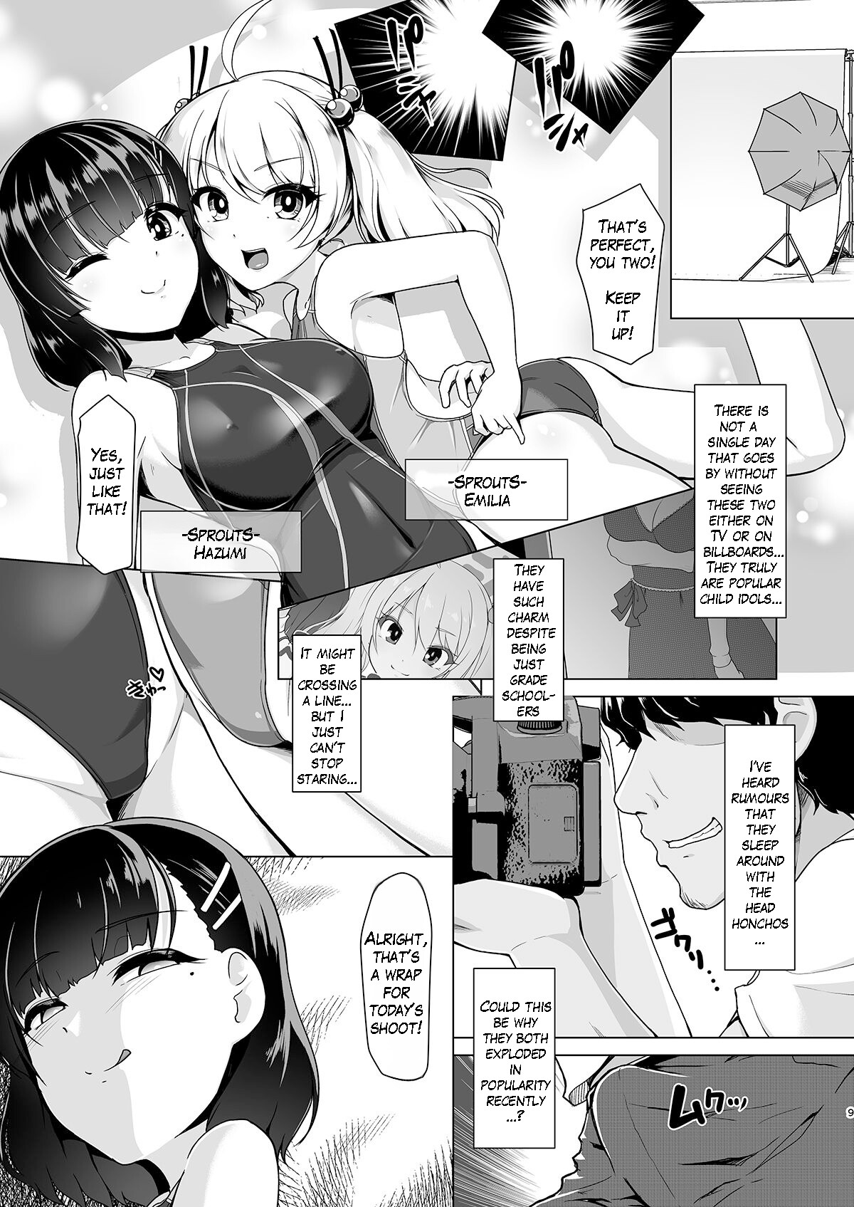 Hentai Manga Comic-Let's make our debut in competitive swimwear!-Read-7